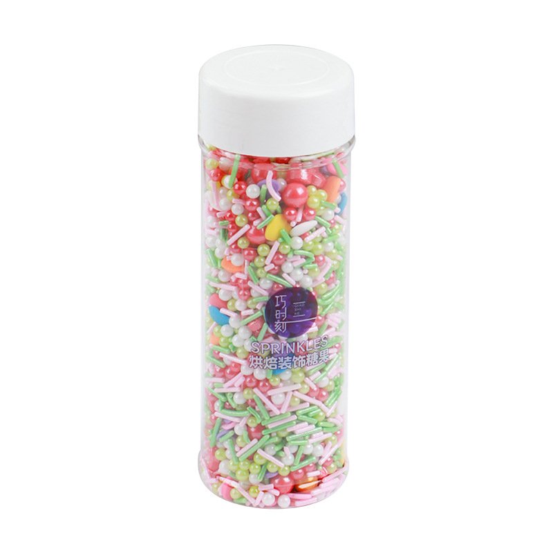 Colored sugar beads sugar needles cake Decoration Cake Sprinkles Baking sprinkles for cakes Bottles Package candy