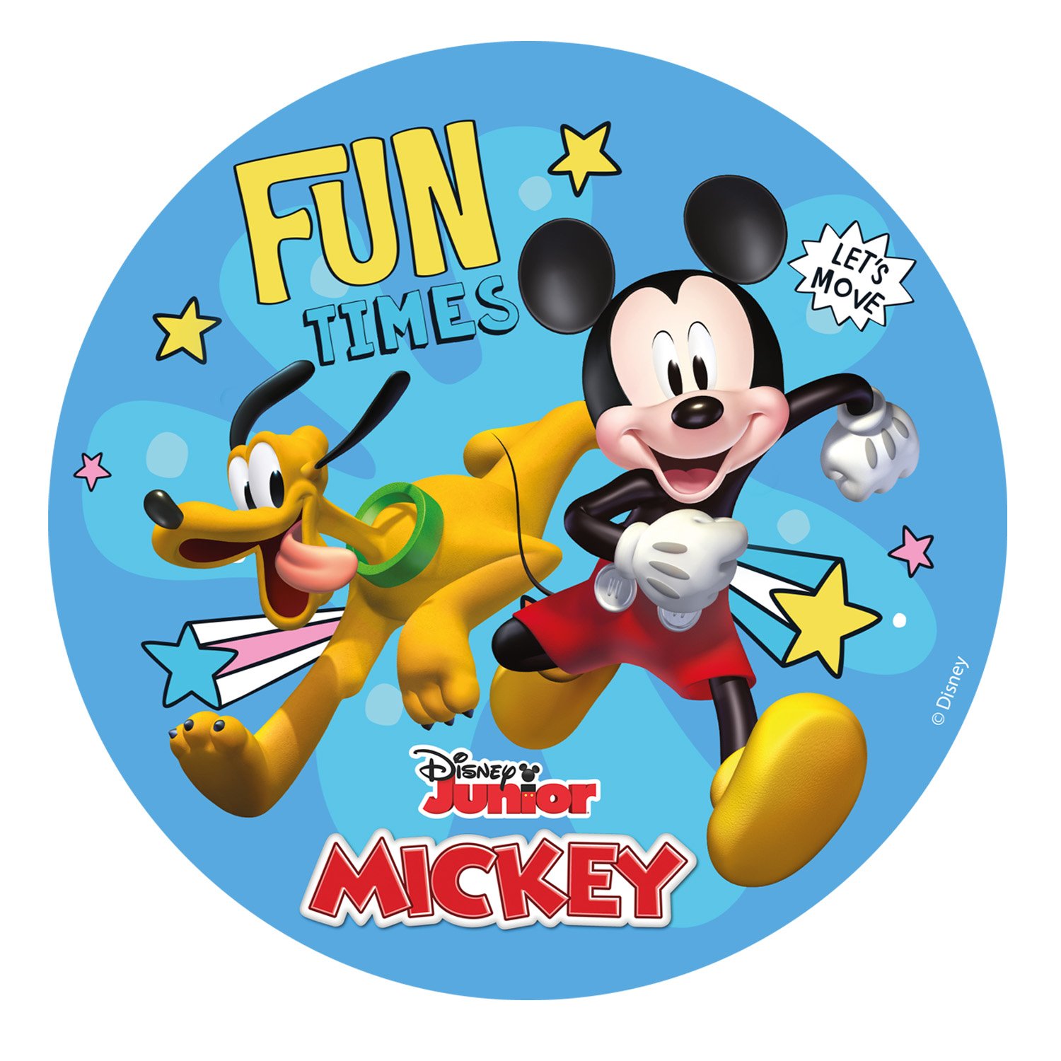 Dekora Brand Box Of 10 Edible Discs For Decorating Cakes With For Mickey Mouse Design Dia 15.5cm