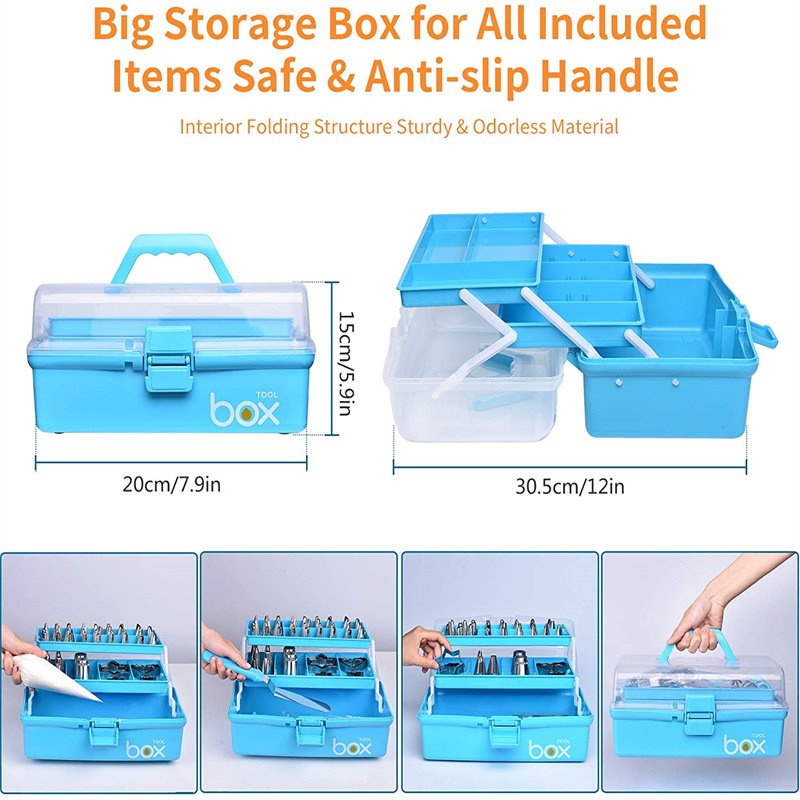 OEM & ODM 236 PCS Set Cake Decorating Supplies Wholesale Cake Decorations Baking Kit Customized Cake Decoration Tools