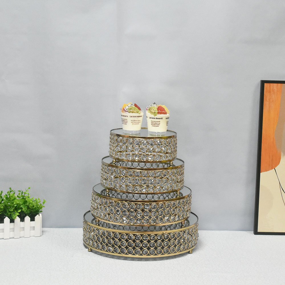cake decorating tools set round crystal cake stand party decoration