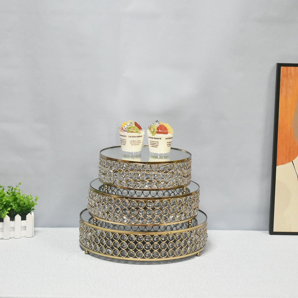 cake decorating tools set round crystal cake stand party decoration