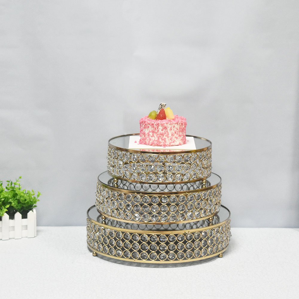 cake decorating tools set round crystal cake stand party decoration