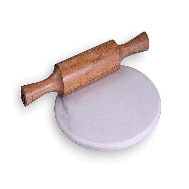 Metal Rolling Pin With Wooden Handle Steel Rolling Pin Gold Plated Kitchen & Tabletop Tools Utensils Rolling Pins Made In India