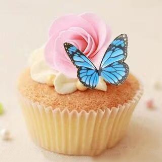 Parpty Supplies Paper Cartoon Birthday Cupcake Toppers Cake Decoration