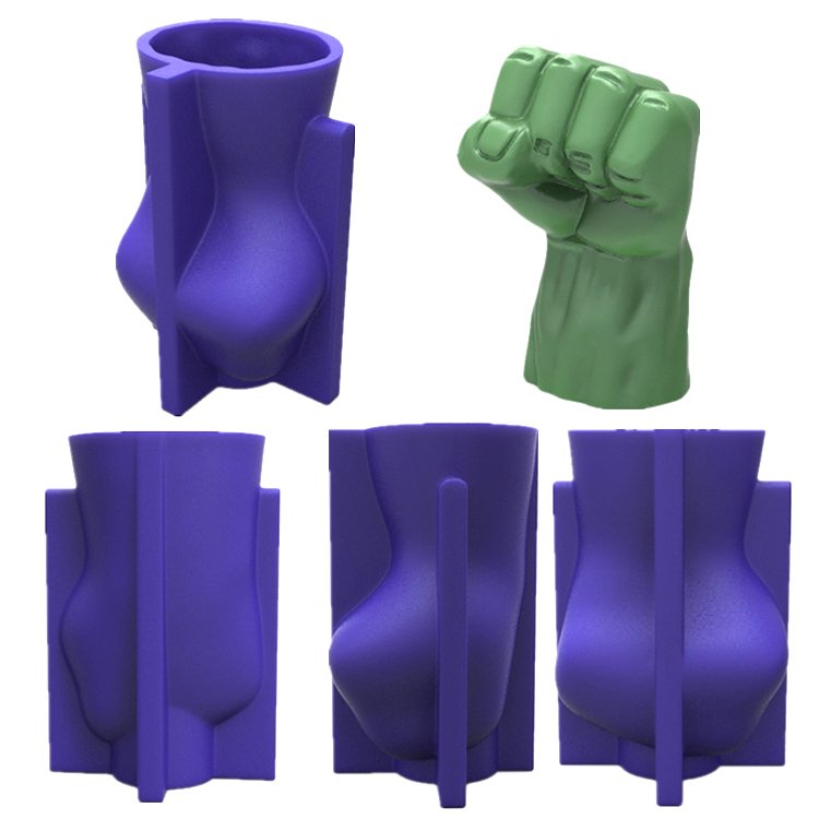 YS 3D Large Fist Shape Candle Silicone Mold Soap Cake Lotion Bar Sugar Chocolate Clay Plaster Mould DIY Handmade Making Tools
