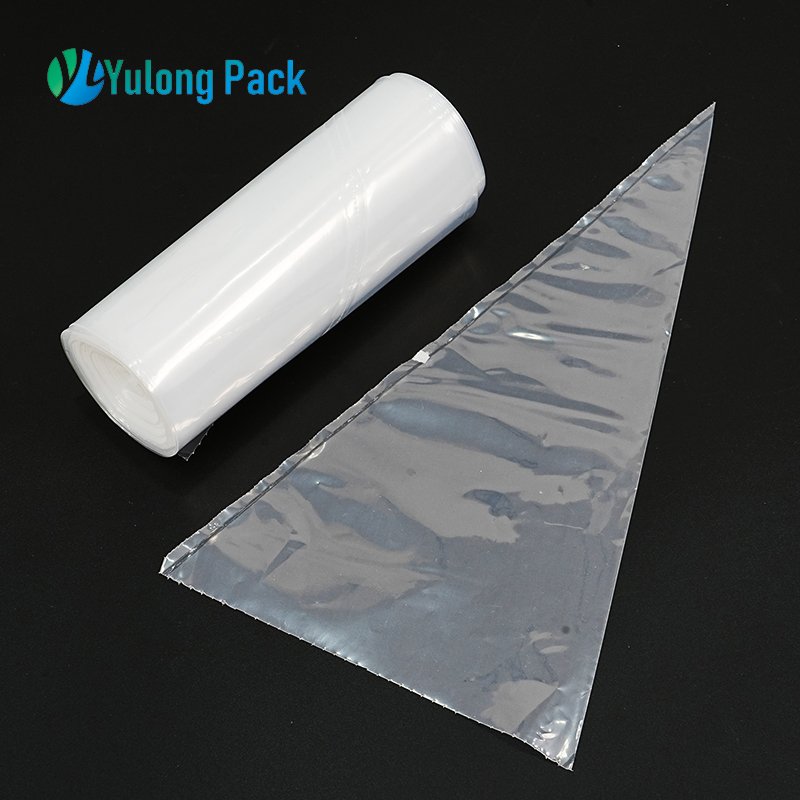 Customized 22 Inch White Plastic Pastry Bags 100 Piece Transparent Disposable Food Grade LDPE Material Restaurants Dessert Set