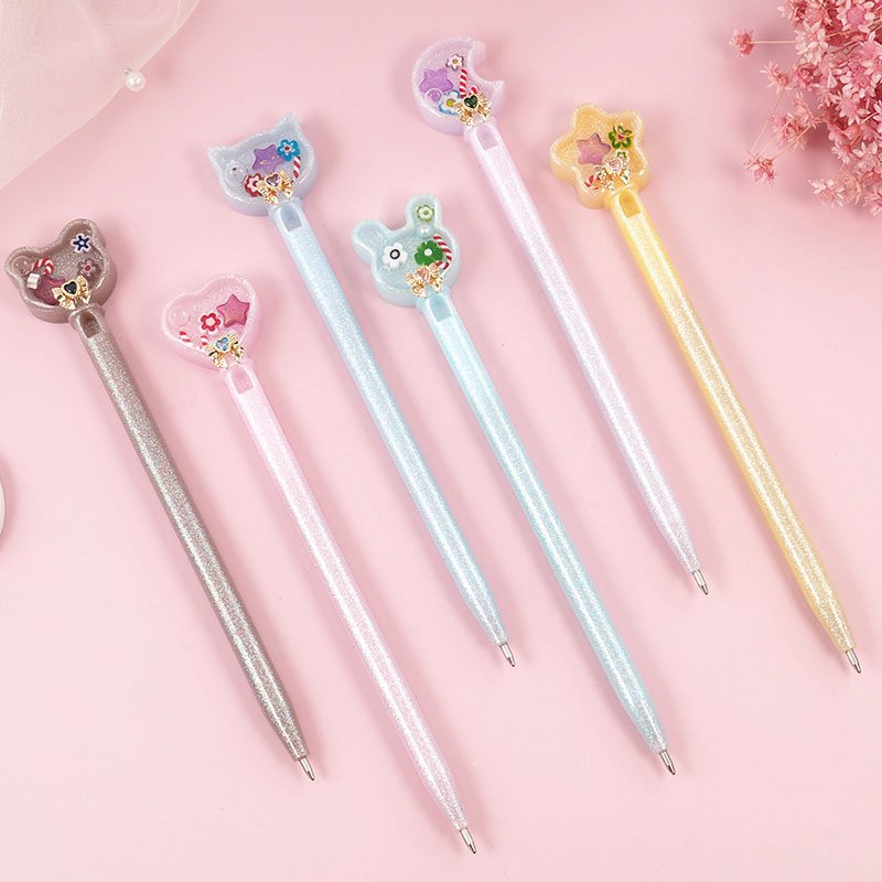 Creative Pen Silicone Mold Diy Resin Epoxy Ballpoint Pen Homemade Stationery Office Supplies