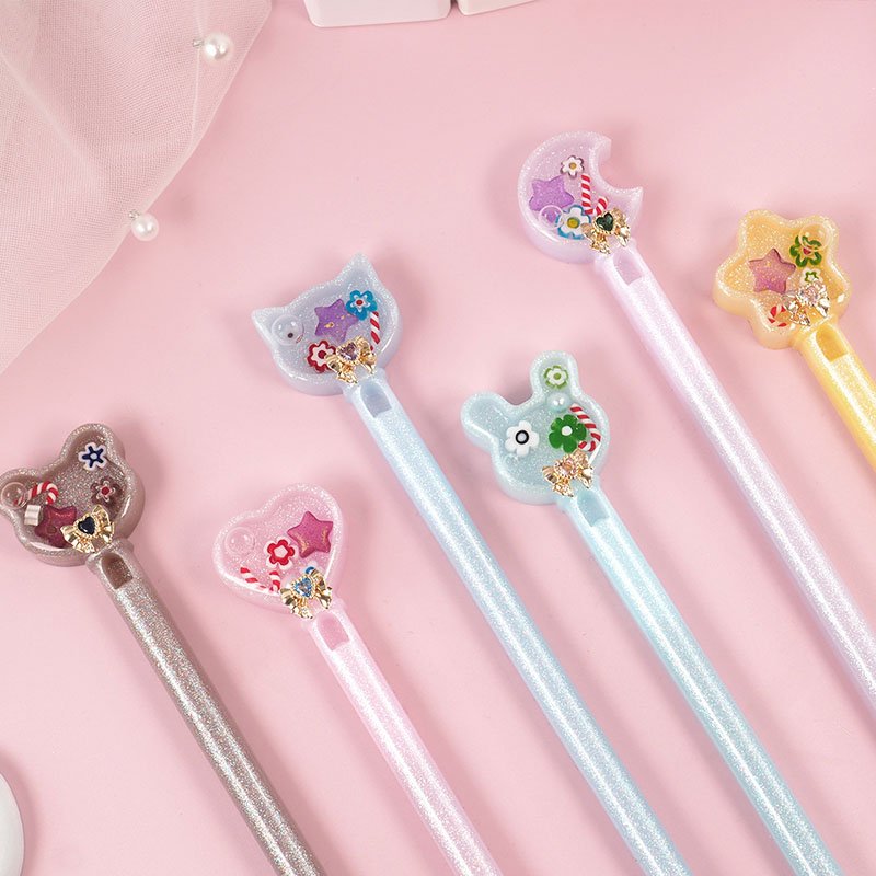 Creative Pen Silicone Mold Diy Resin Epoxy Ballpoint Pen Homemade Stationery Office Supplies