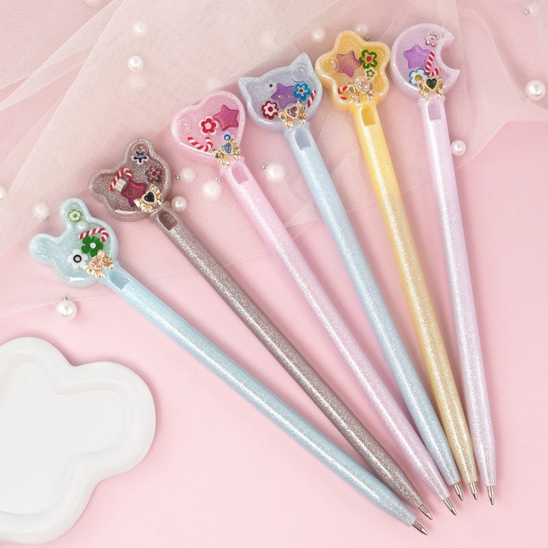 Creative Pen Silicone Mold Diy Resin Epoxy Ballpoint Pen Homemade Stationery Office Supplies