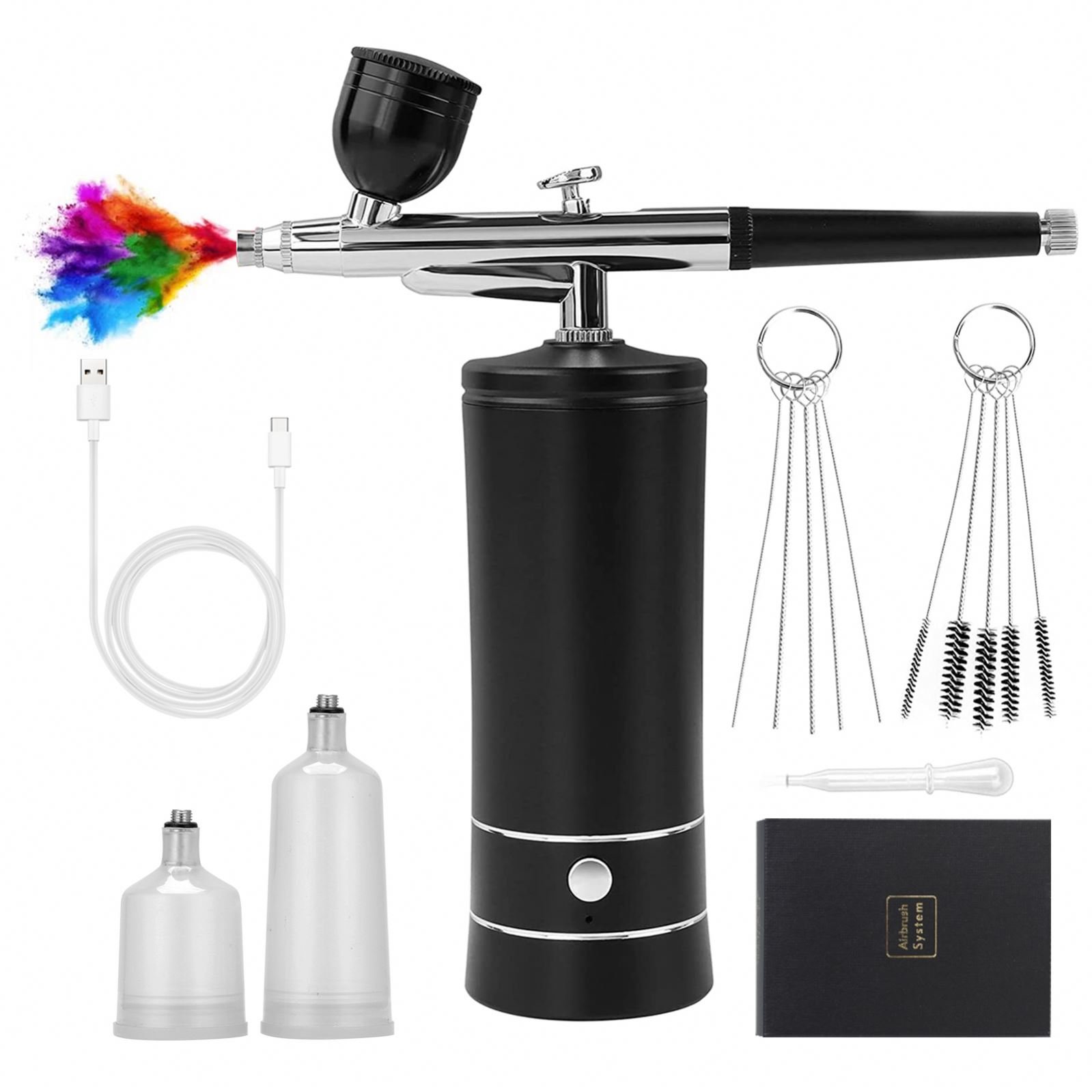 2024 Air Brush Kit Air Brush Machine Cake Decorating Supplies Airbrush Gun For Tattoo Nail Painting