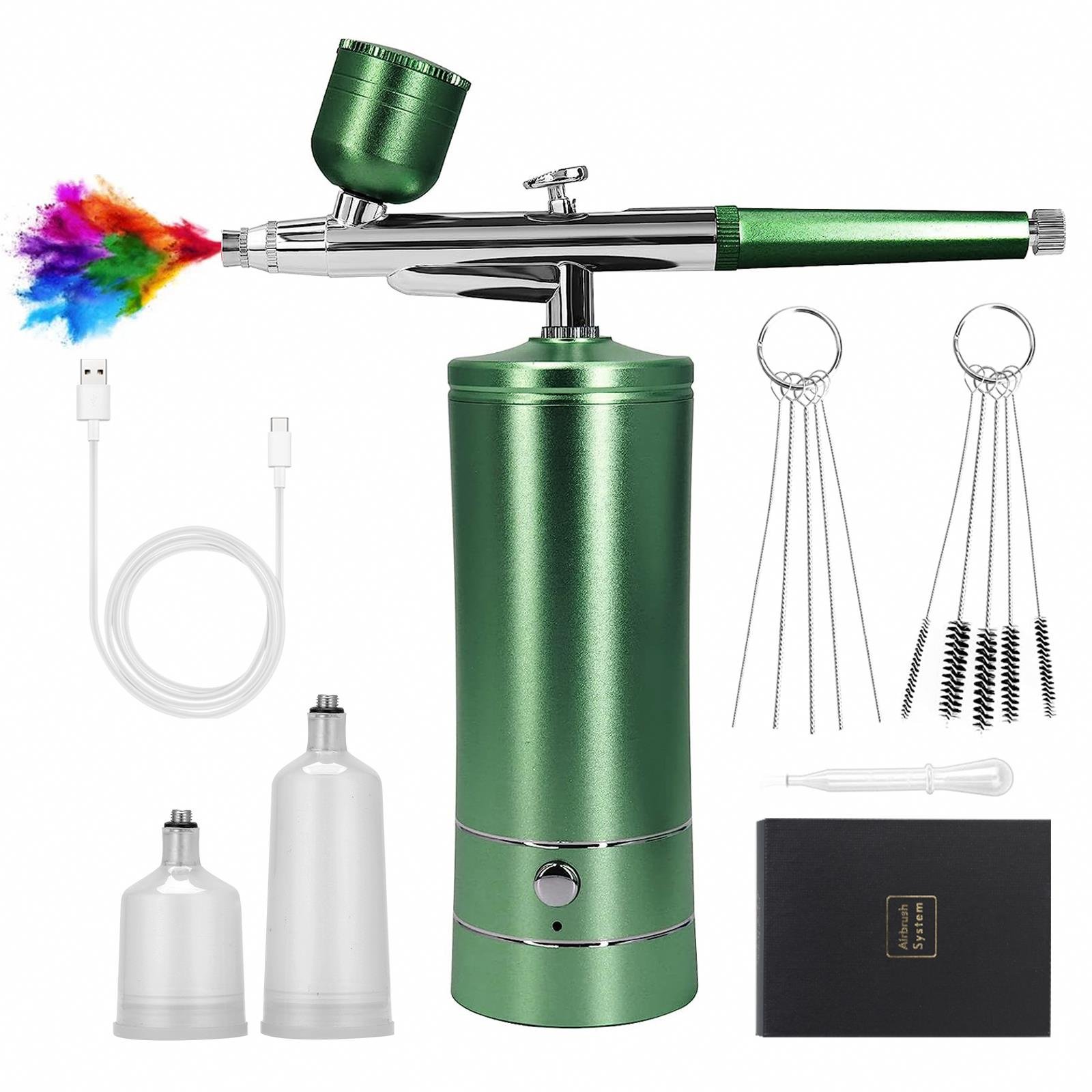 2024 Air Brush Kit Air Brush Machine Cake Decorating Supplies Airbrush Gun For Tattoo Nail Painting