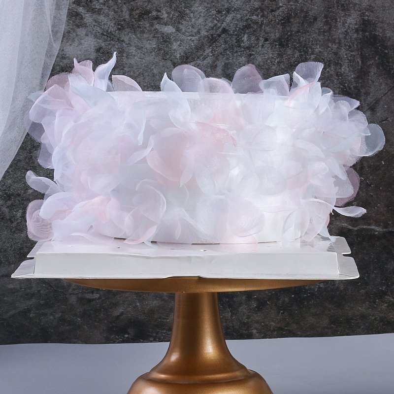 Pearl Butterfly Birthday Cake Topper Pink Gold DIY Cake Decor Wedding Birthday Cake Toppers Baby Shower Baking Supplies