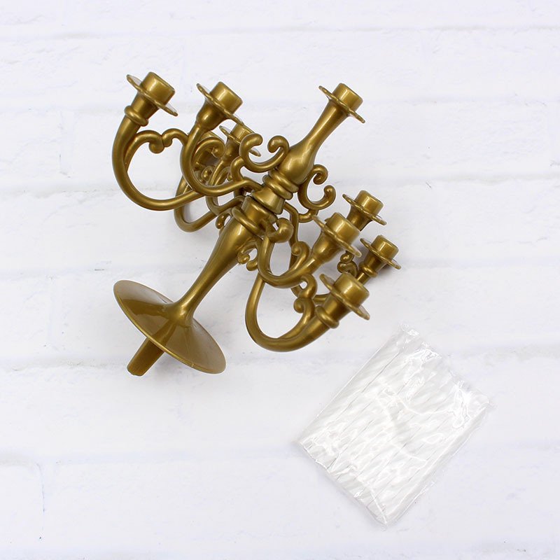 Candle Manufacturers Vintage Style Candlestick Shape Cake Decoration For Birthday Cake Baking Party Cake Topper