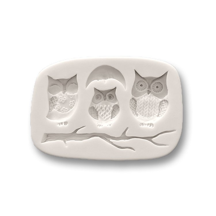 YS High Quality Owl Branches Lace lace Mold Petal Kitchen Baking Tools DIY Cake Chocolate Fondant Mould Dessert Lace Decoration
