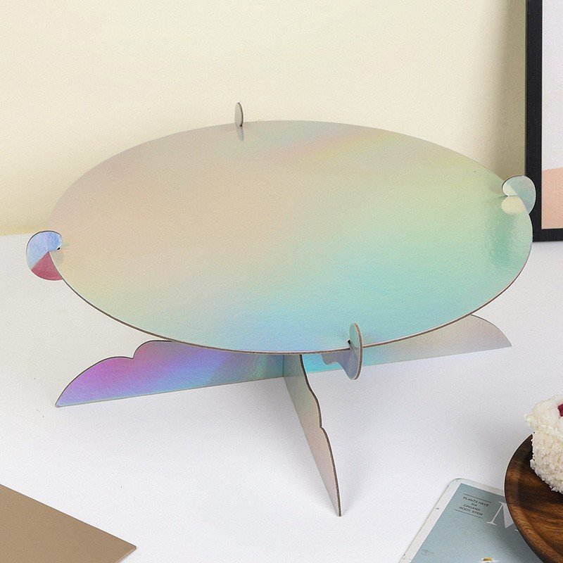 wholesale price custom craft Paper Funny pattern Halloween party cake cupcake food display stand foldable cardboard