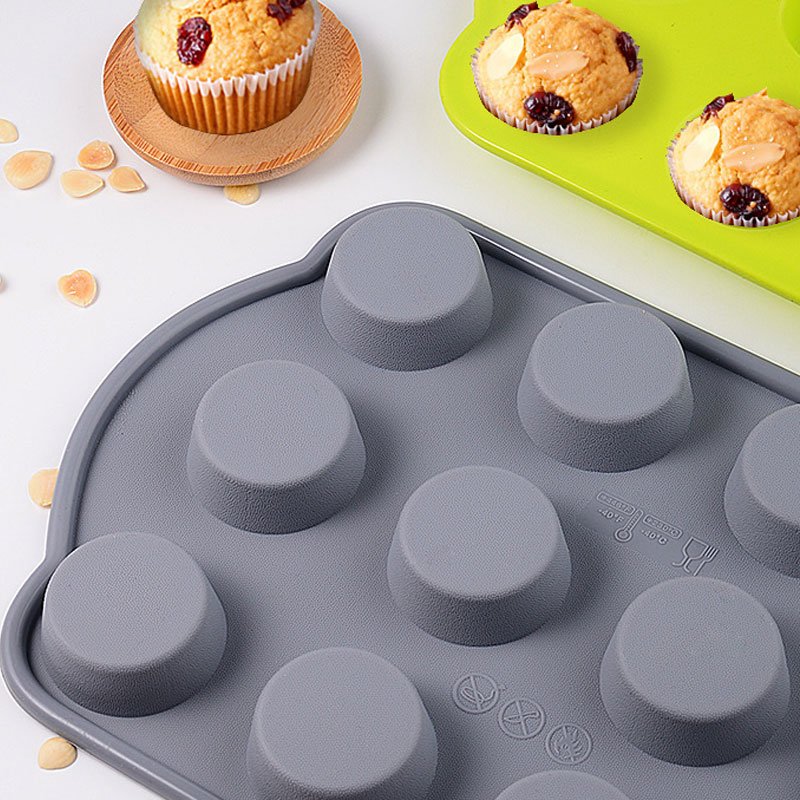 Cupcake Pan Muffin Tray Baking Mold Non-stick Bakeware Muffin Tin Baking Tin 12-cup Baking Tray Quick-release Muffin Pan
