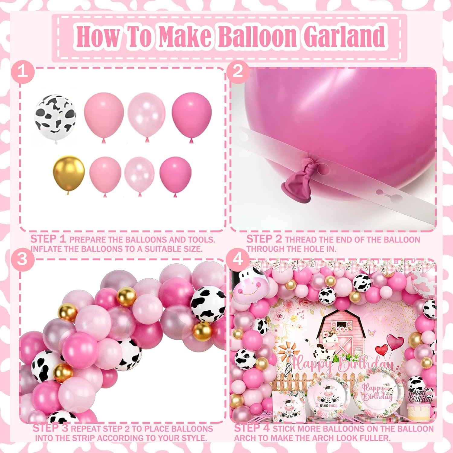 Party Decorations Birthday Party Supplies for farm Themed Backdrop Balloon Garland Banner Disposable Tablecloth Set Tableware