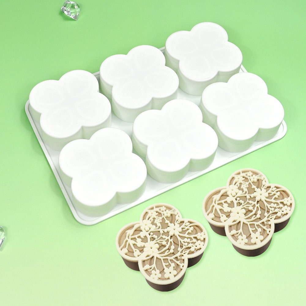 Early Riser DIY Cake Silicone Mold Chinese Style Fondant Lace Mat Mousse Cake Dessert Decorating Supplies