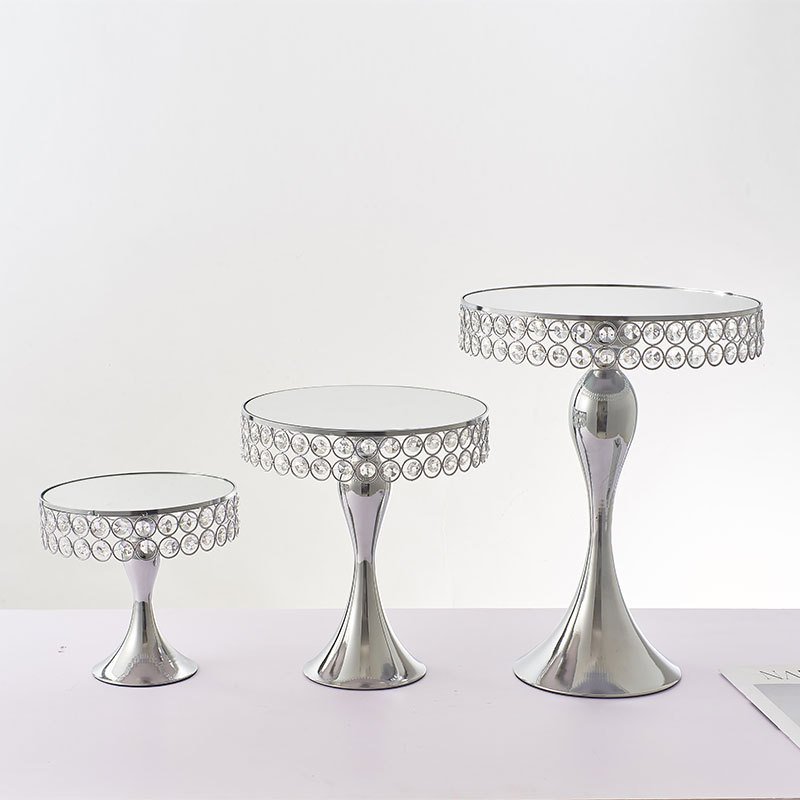 Gold wedding cake stand crystal cake stands wedding cakes dessert table for decoration Supplies