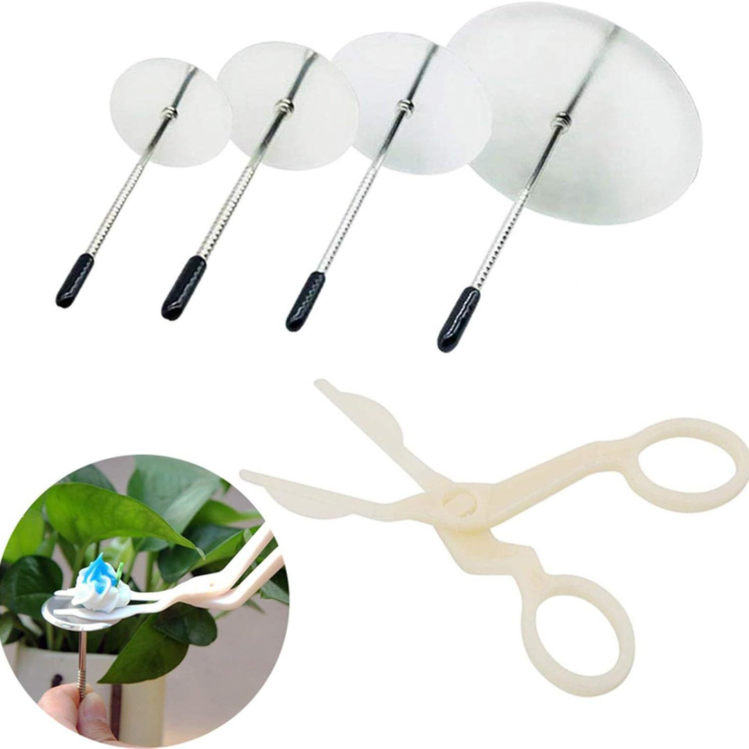 Factory wholesale 8pcs set cake flower nail flower lifters set icing flowers decoration tools piping tips setcake accessories