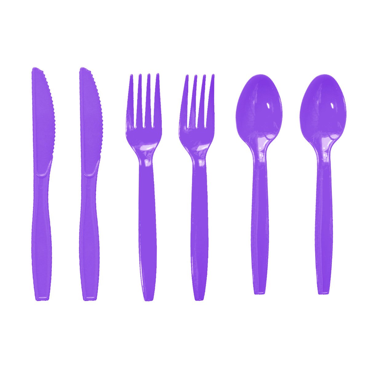 Customized Stripe Knife Fork Spoon Stripe Birthday Festival Decoration Party Cutlery Tableware Supplies