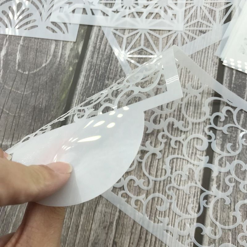 wholesale Factory price Laser cut cake stencils for birthday party supplies New Hot baking tool Eco friendly cake stencils