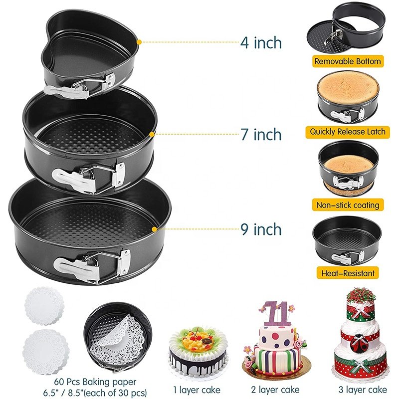 512 Pcs Cake Decorating Tools Cake Decorating Kit with Non-Slip Cake Turntable