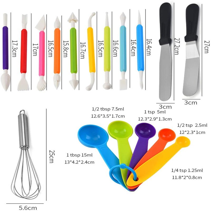 cake decorating supplies 66PCS Hot sale cake nozzles Cake Tools For nozzle set Baking Pastry Tools Set with plastic turntable