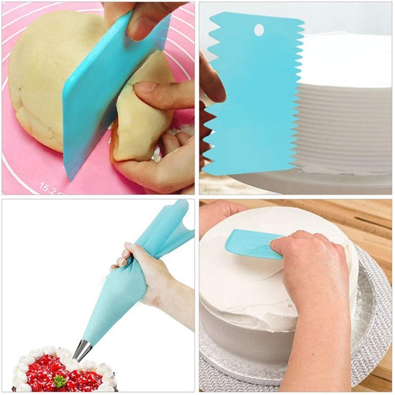cake decorating supplies 66PCS Hot sale cake nozzles Cake Tools For nozzle set Baking Pastry Tools Set with plastic turntable