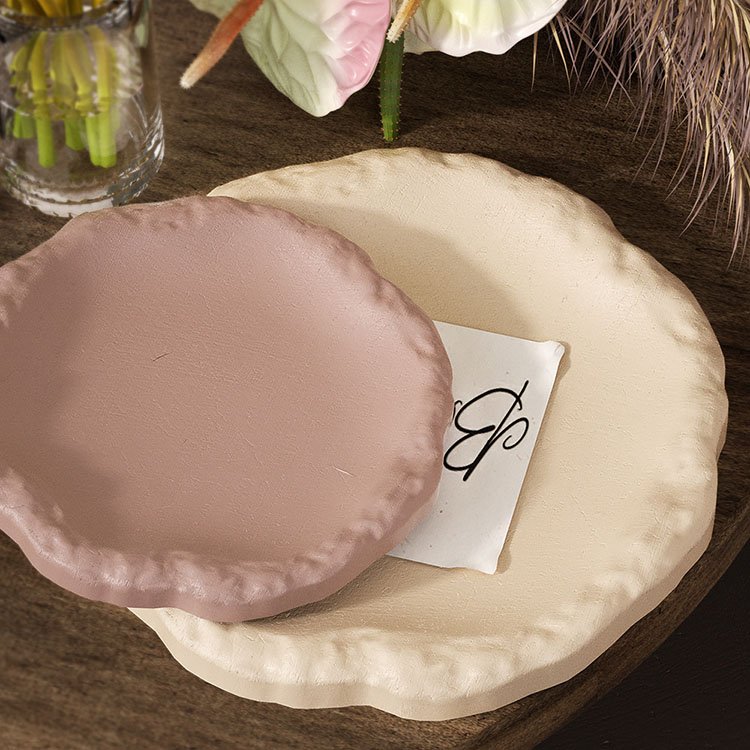 Rock Storage Tray Pattern Silicone Mold Jewelry Display Pan Epoxy Resin Molds Round Candle Cup Home Decor Coaster Gypsum Mould