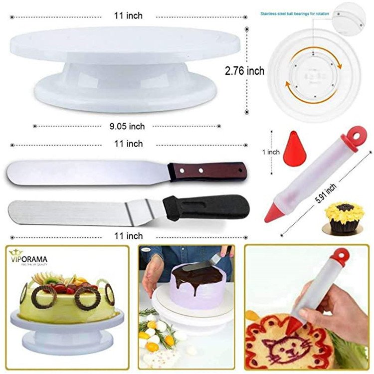 Hot-selling customizable Cake Decorating Supplies tool Kit 73pcs cake baking decorating accessories tool set