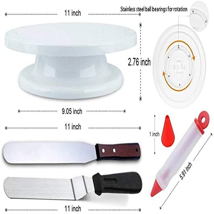 Hot-selling customizable Cake Decorating Supplies tool Kit 73pcs cake baking decorating accessories tool set