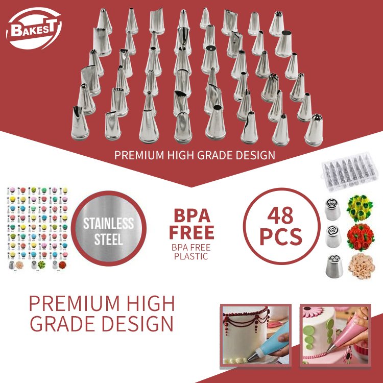 Baking Tools Set Non-slip Cake rotating base for Decorating Supplies Cake Turntable Baking Tools Nozzles Piping Tips Sets