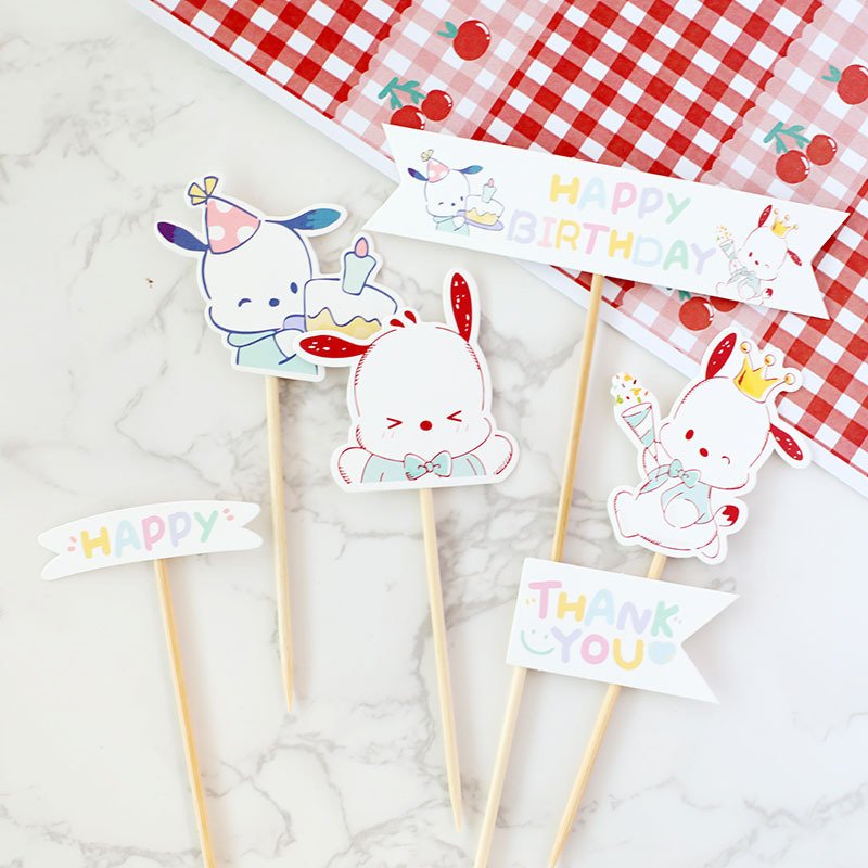 Happy Birthday Top Hat Cake Decoration Novel Party Novelties with Dessert Plug-In for Graduation Home Decor