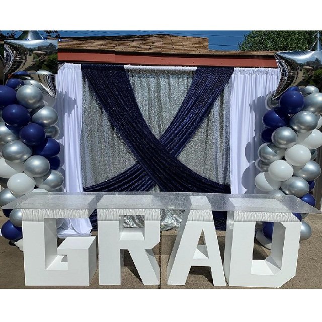 Birthday Party Decoration Letters Table Birthday Party Supplies Number & Letter Table Baby Shower Cake Table with Letters