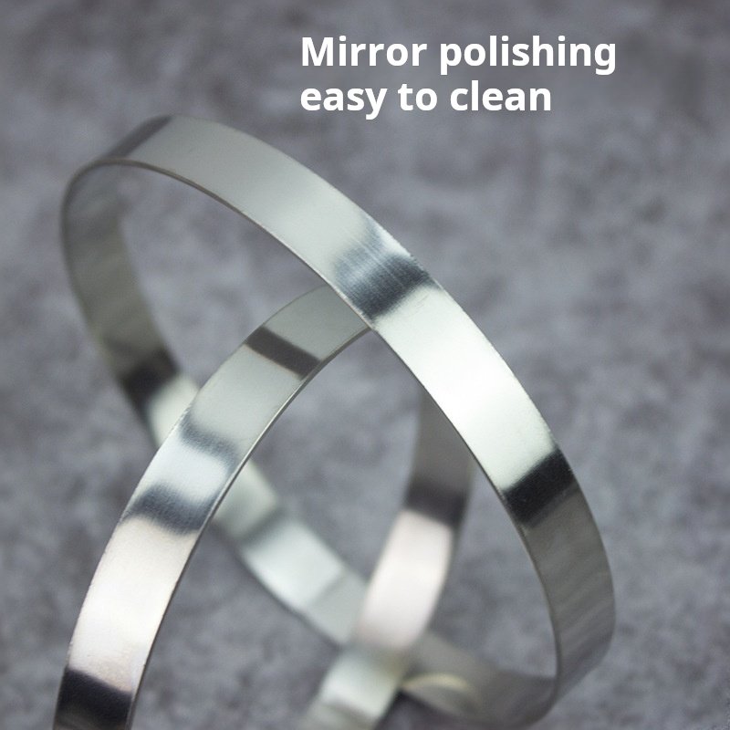 Stainless Steel Rice Cake Rings Pancakes Tortilla Rings French Tamus Rings Souffle Molds