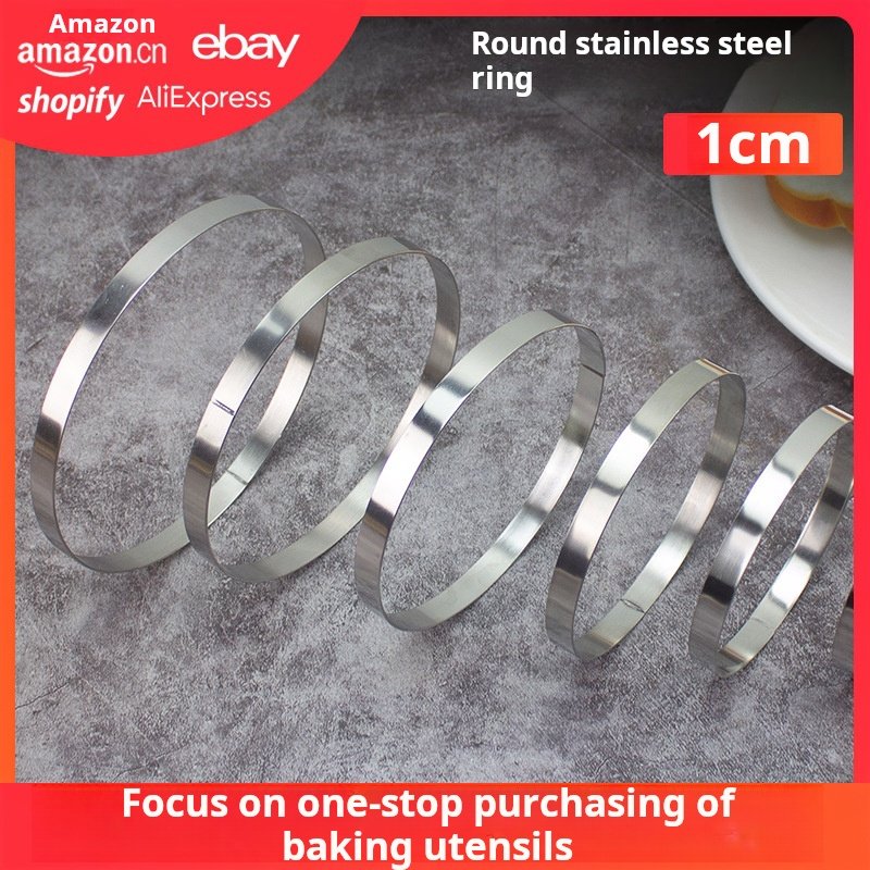 Stainless Steel Rice Cake Rings Pancakes Tortilla Rings French Tamus Rings Souffle Molds