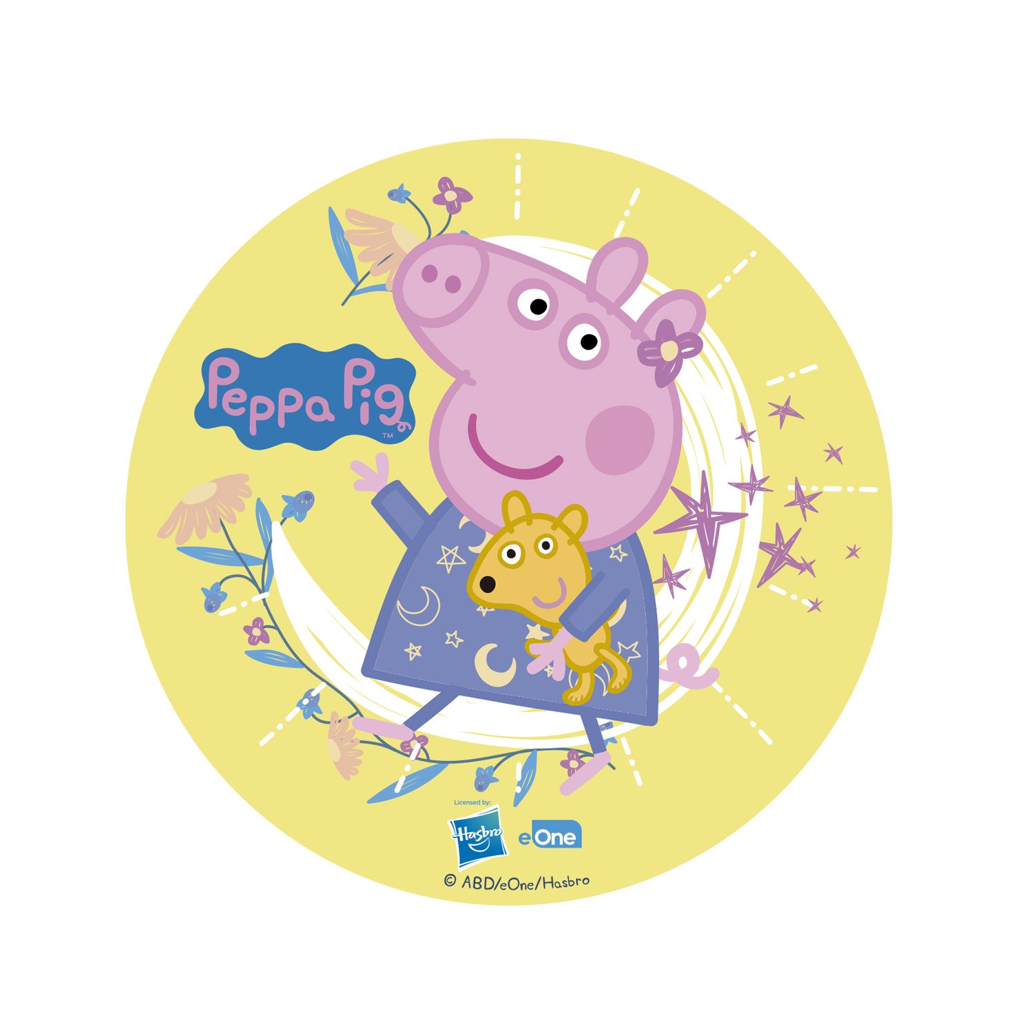 Dekora Brand Box Of 10 Edible Discs For Decorating Cakes With For Peppa Pig Design Dia 15.5cm
