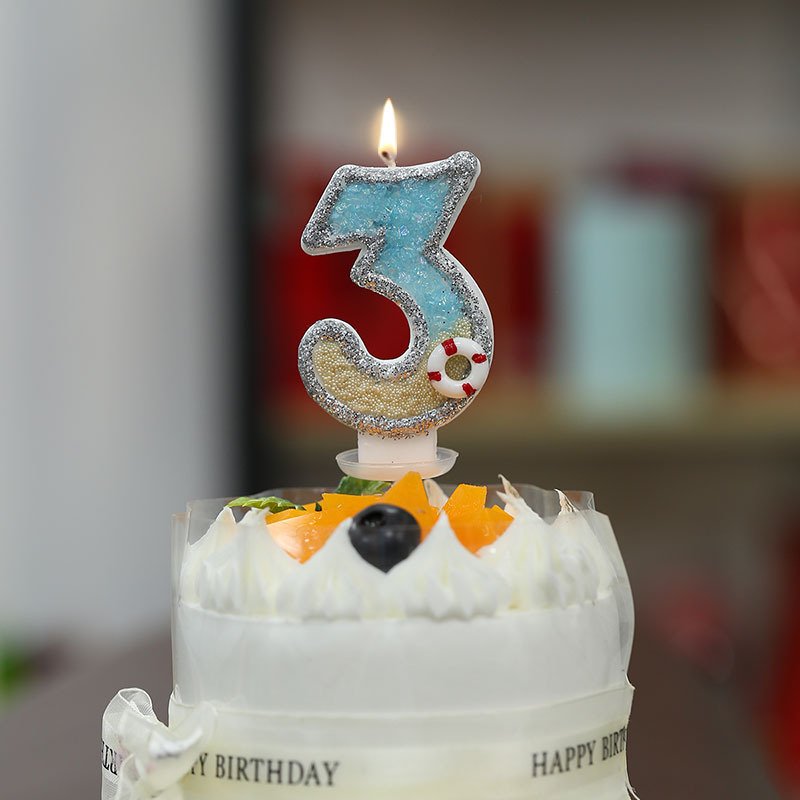 Wholesale Custom Design Diy Number Candles Home Decoration Birthday Party Cake Accessories Candles