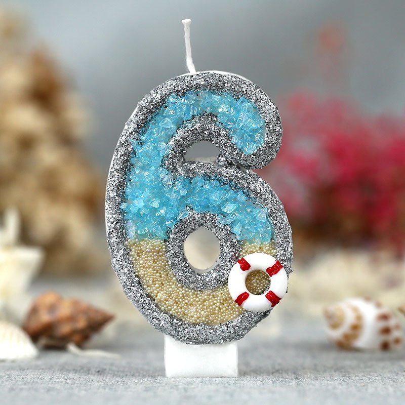 Wholesale Custom Design Diy Number Candles Home Decoration Birthday Party Cake Accessories Candles