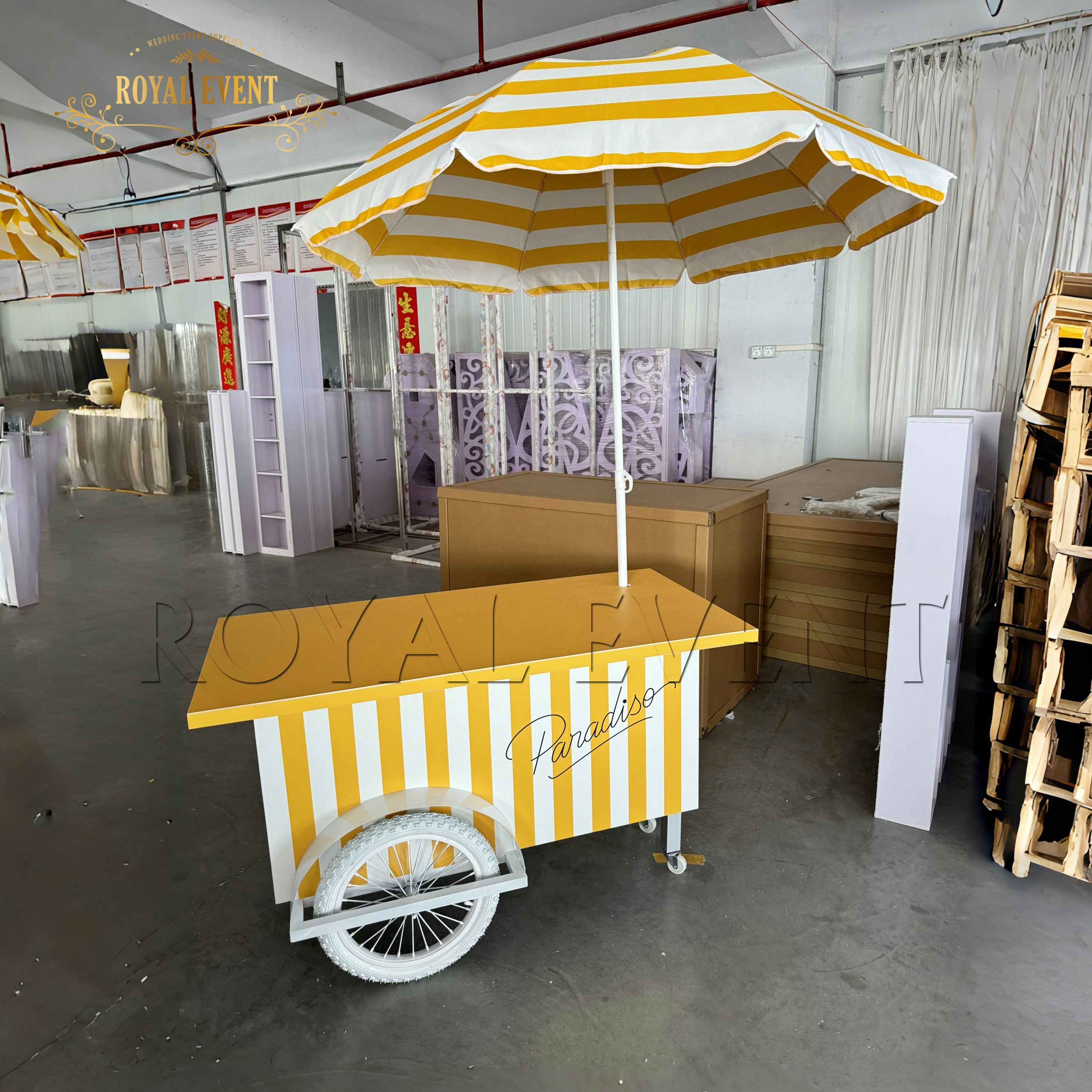 Fancy Design Colorful Party Candy Dessert Cake Display Trolley Carts Acrylic Candy Bar Cart For Baby Shower Decor