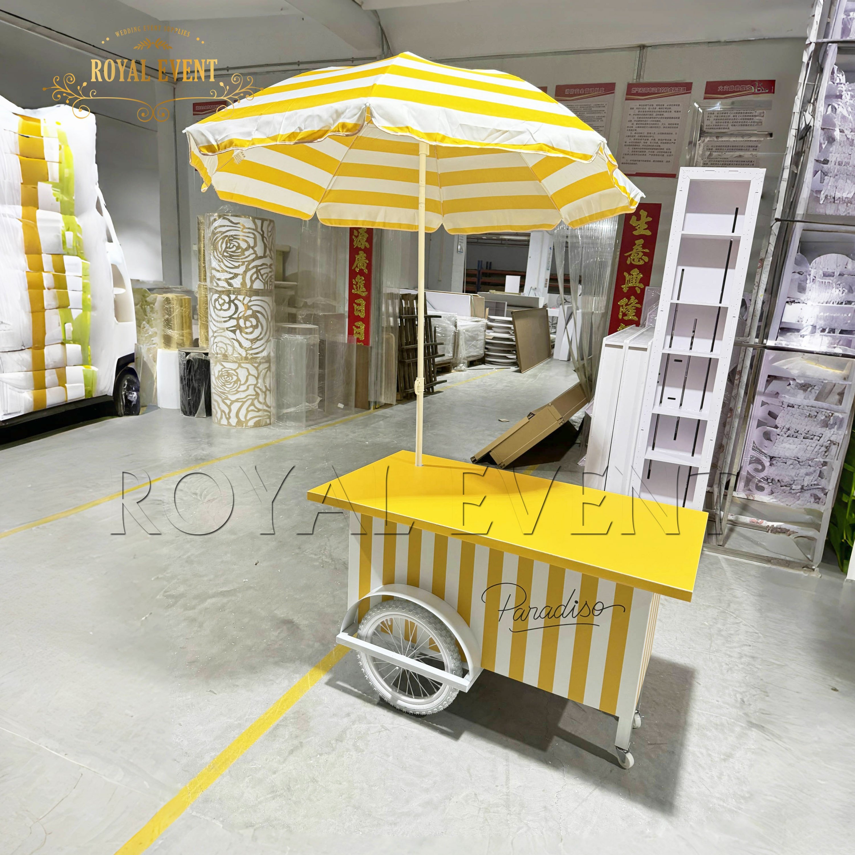 Fancy Design Colorful Party Candy Dessert Cake Display Trolley Carts Acrylic Candy Bar Cart For Baby Shower Decor