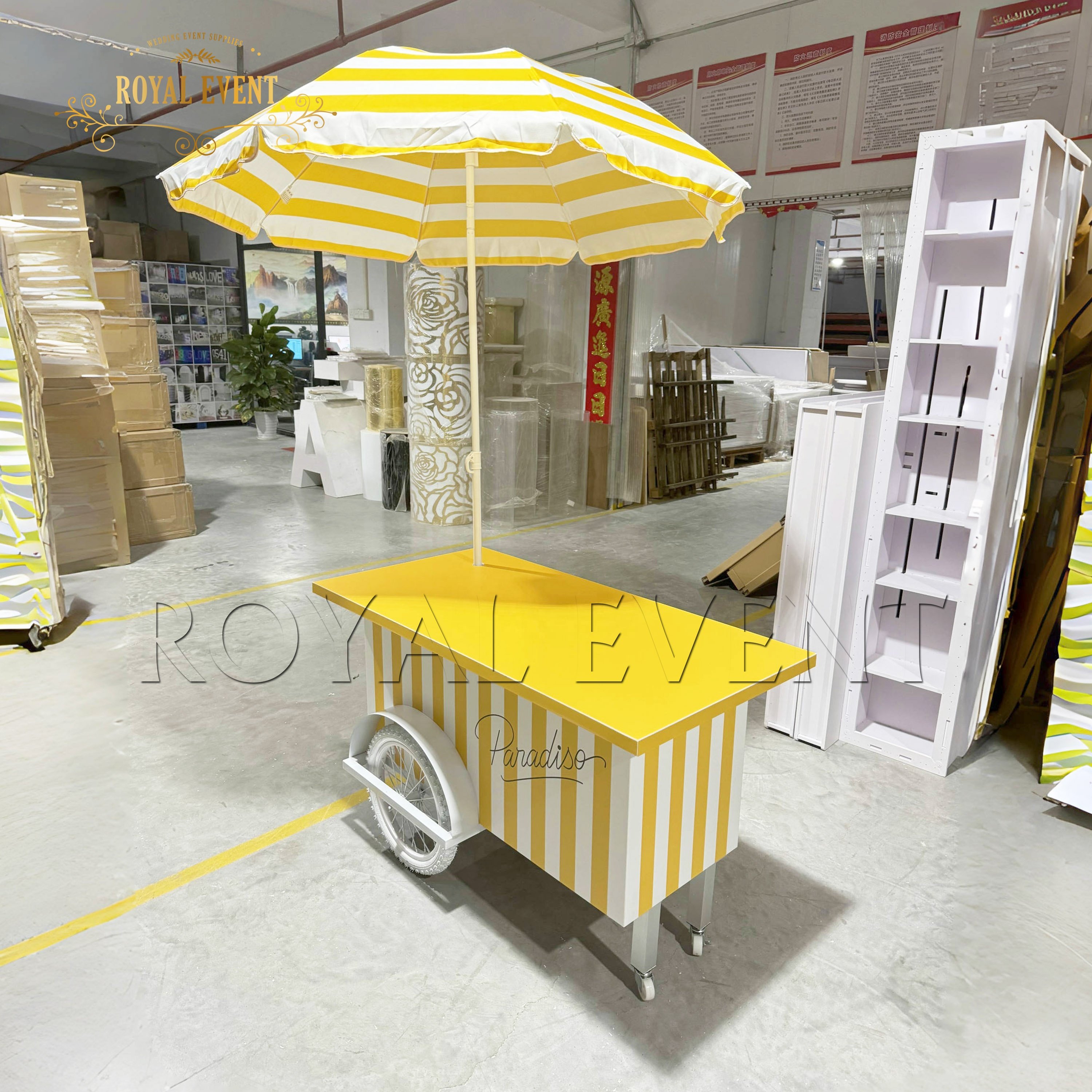 Fancy Design Colorful Party Candy Dessert Cake Display Trolley Carts Acrylic Candy Bar Cart For Baby Shower Decor