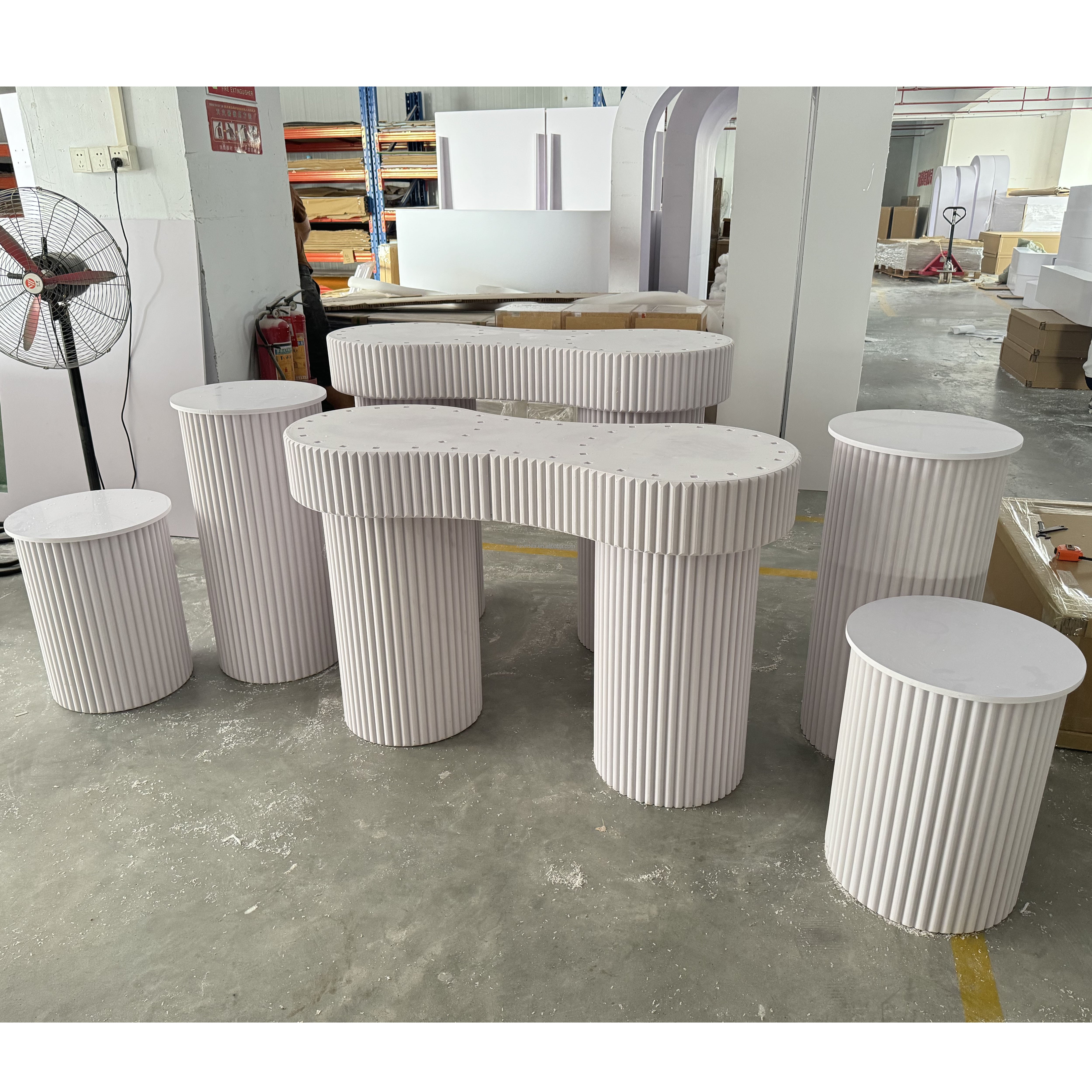 Wedding Decor Top Quality Flower Stand Round Cake Plinth Cylinder Display Stand Decoration Supplies