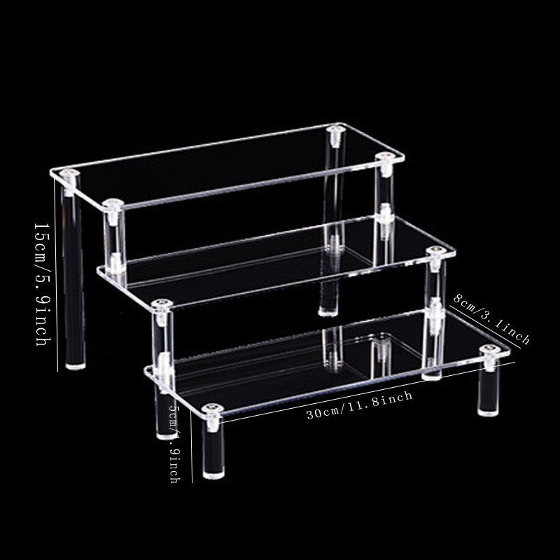Clear Acrylic Showing Pedestal Lucite Floorstanding Display Plinth