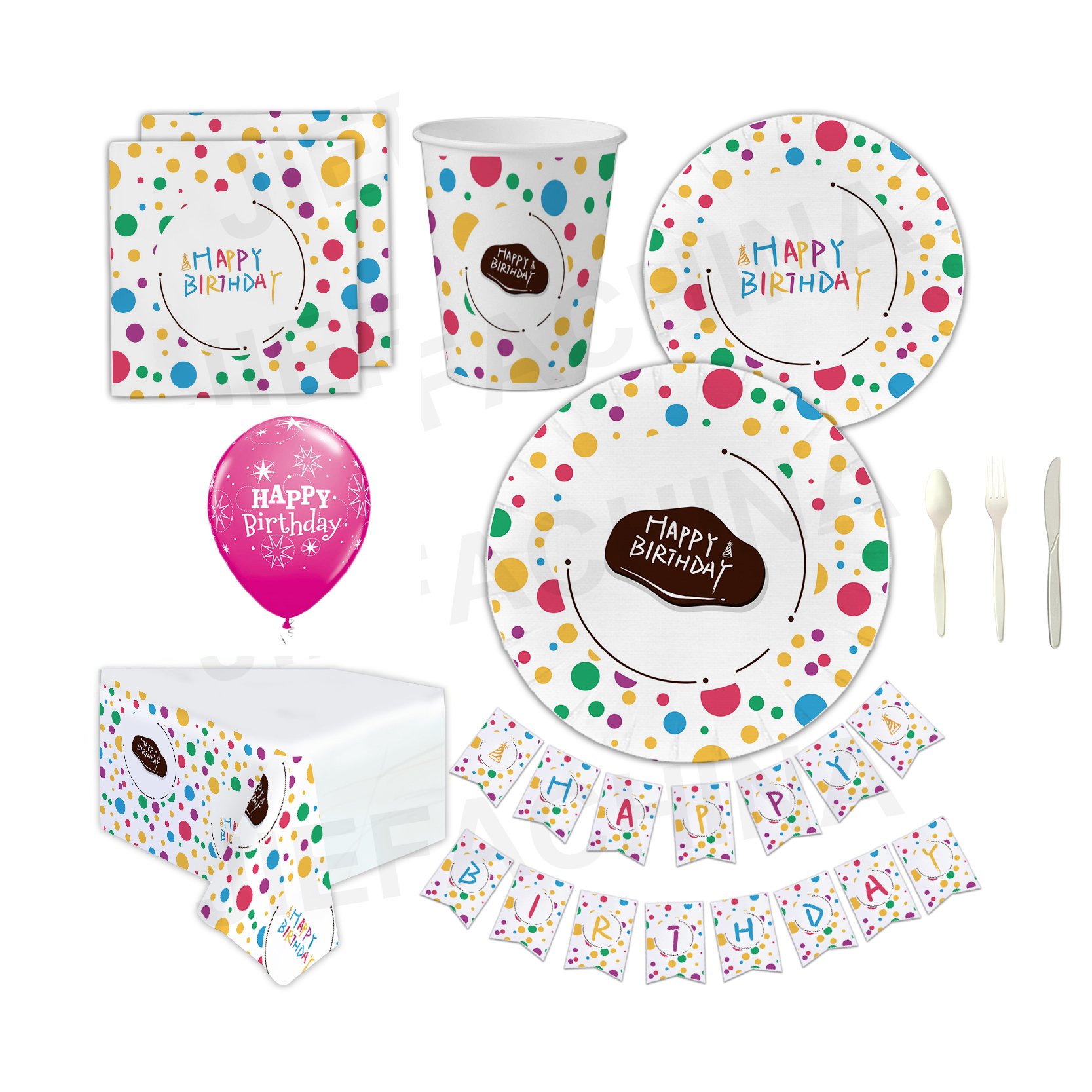 Event And Party Themed Birthday Set Decoration Donut Birthday Party Supplies