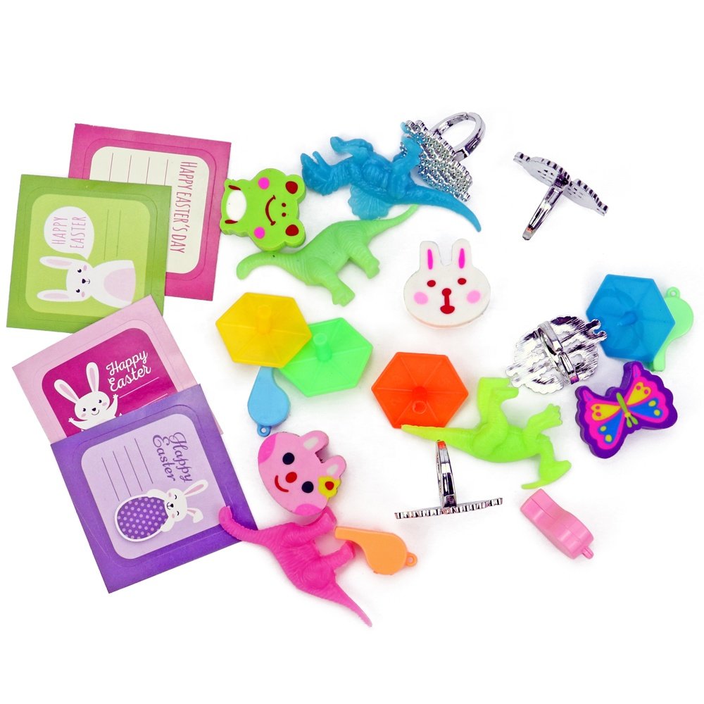 Easter Egg Surprise Toys Inside 24 Pieces Custom Plastic Easter Egg Decoration For Kids Party Prizes