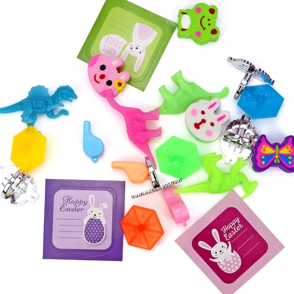 Easter Egg Surprise Toys Inside 24 Pieces Custom Plastic Easter Egg Decoration For Kids Party Prizes
