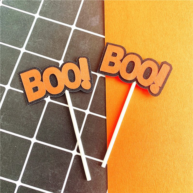 Halloween party supplies Cake decoration Witch Ghost cake topper Happy Halloween funny topper for kids party