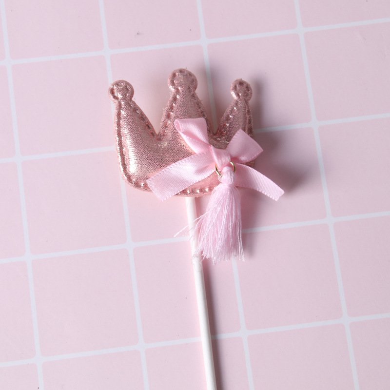 Good Quality Mini Crown Cake Topper Decorating Supplies Star Hheart Cake Decoration